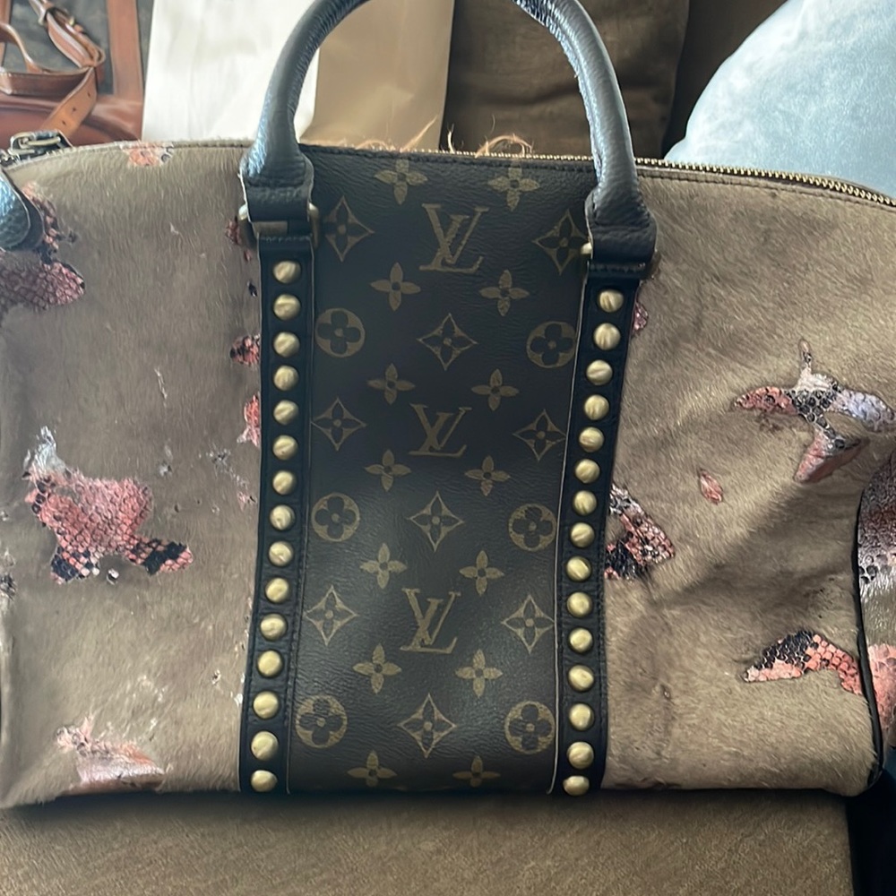 Upcycled Louis Vuitton Bag